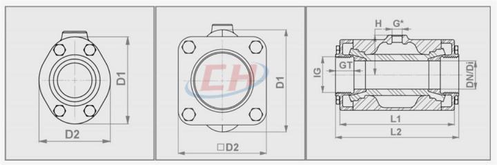 不銹鋼夾管閥結(jié)構圖